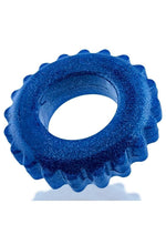 Load image into Gallery viewer, Oxball Plushy Single Cock Ring - Blue Fire