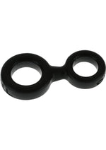 Load image into Gallery viewer, Oxballs 8-Ball Silicone Cock and Ball Ring - Black
