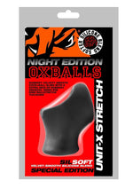 Load image into Gallery viewer, Oxballs Atomic Jock Unit-X Cock Ring and Ball Stretcher Night Edition - Black
