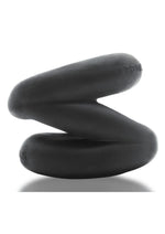 Load image into Gallery viewer, Oxballs Atomic Jock Z-Balls Cock Ring and Ball Stretcher Night Edition - Black
