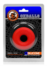 Load image into Gallery viewer, Oxballs Big Ox Super Mega Stretch Silicone Cock Ring - Red
