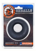 Load image into Gallery viewer, Oxballs Bigger Ox Silicone Cock Ring - Black/Black Ice
