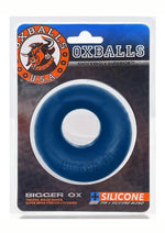 Load image into Gallery viewer, Oxballs Bigger Ox Silicone Cock Ring - Space Blue Ice - Blue
