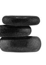 Load image into Gallery viewer, Oxballs Cockpack Multi Design Cockrings (3 Pack) - Black Mica