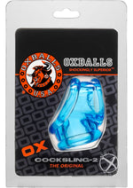 Load image into Gallery viewer, Oxballs Cocksling-2 Cock and Ball Ring - Blue
