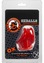 Load image into Gallery viewer, Oxballs Cocksling-2 Cock and Ball Ring - Red
