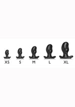 Load image into Gallery viewer, Oxballs Ergo Silicone Butt Plug - Smoke/Smoke Smoosh - Small
