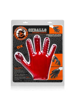 Load image into Gallery viewer, Oxballs Finger Fuck Textured Glove - Red