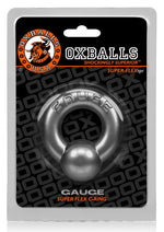 Load image into Gallery viewer, Oxballs Gauge Super Flex Cock Ring - Grey/Silver

