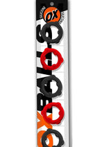 Load image into Gallery viewer, Oxballs Gearheads Silicone Spinner Cock Rings - Black/Red - 5 Pack