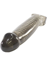 Load image into Gallery viewer, Oxballs Muscle Textured Cock Sheath Penis Extender - Smoke
