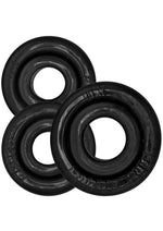 Load image into Gallery viewer, Oxballs Rimrings Multi Size Cockrings - Black - 3 Pack