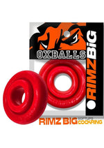 Load image into Gallery viewer, Oxballs Rimz Big Single Cock Ring - Red
