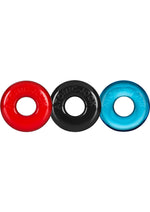 Load image into Gallery viewer, Oxballs Ringer Donut Cock Ring (3 Pack) - Multiple - Multicolor
