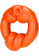 Load image into Gallery viewer, Oxballs Scrappy Puppy Silicone Cock Ring - Orange
