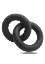 Load image into Gallery viewer, Oxballs Shackle Chained Linked Cock N Ball Rings Night Edition - Black
