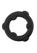 Load image into Gallery viewer, Oxballs Spinner Single Silicone Cock Ring - Black