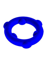 Load image into Gallery viewer, Oxballs Spinner Single Silicone Cock Ring - Glacier - Blue
