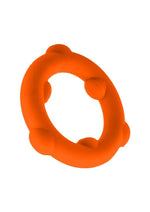 Load image into Gallery viewer, Oxballs Spinner Single Silicone Cock Ring - Orange
