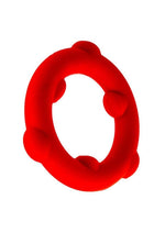 Load image into Gallery viewer, Oxballs Spinner Single Silicone Cock Ring - Red
