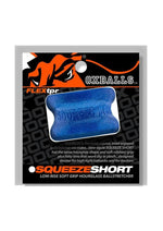 Load image into Gallery viewer, Oxballs Squeeze Short Ballstretcher - Blue Fire - Blue/Silver
