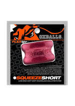 Load image into Gallery viewer, Oxballs Squeeze Short Ballstretcher - Cherry Lips - Red/Silver

