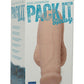 Pack It Heavy Dildo - Vanilla - 5.5in