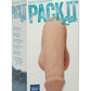 Pack It Lite Dildo - Vanilla/White - 4.5in