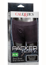 Load image into Gallery viewer, Packer Gear Boxer Brief Harness - Black - 3XLarge/XXLarge
