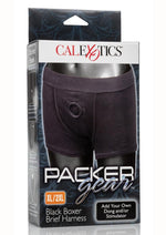 Load image into Gallery viewer, Packer Gear Boxer Brief Harness - Black - XLarge/XXLarge
