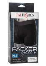 Load image into Gallery viewer, Packer Gear Boxer Brief with Packing Pouch - Black - Small/XSmall
