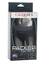 Load image into Gallery viewer, Packer Gear Brief Harness - Black - Large/Medium
