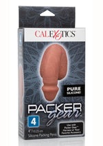 Load image into Gallery viewer, Packer Gear Silicone Packing Penis - Chocolate - 4in
