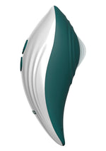 Load image into Gallery viewer, Palm Pleasure Silicone Rechargeable Massager - Teal/White
