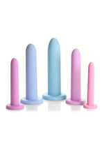 Load image into Gallery viewer, Passion Silicone Pelvic Kegel Exerciser - Lavender/Purple - 5 Piece/Set