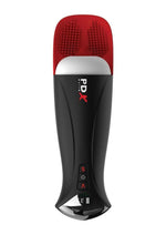 Load image into Gallery viewer, Pdx Elite Fap-O-Matic Pro XL Rechargeable Masturbator - Black/Red