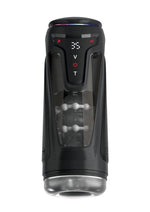 Load image into Gallery viewer, Pdx Elite Moto-Bator Pro Rechargeable Masturbator - Black/Clear