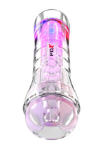 Load image into Gallery viewer, Pdx Elite Viewtube XXL See-Thru EZ-Grip Led Stroker - Clear - XXLarge