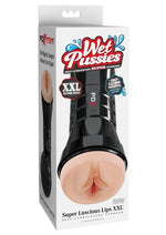Load image into Gallery viewer, Pdx Extreme Wet Pussies Super Luscious Lips XXL Self Lubricating Stroker - Vanilla
