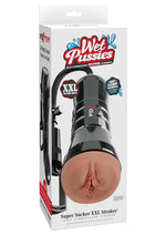 Load image into Gallery viewer, Pdx Extreme Wet Pussies Super Sucker XXL Stroker - Pussy - Caramel - XXLarge