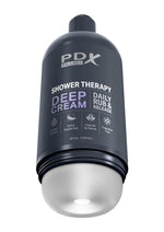 Load image into Gallery viewer, Pdx Plus Shower Therapy Deep Cream Discreet Stroker - Frosted