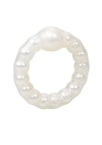 Load image into Gallery viewer, Pearl Beaded Prolong Silicone Cock Ring

