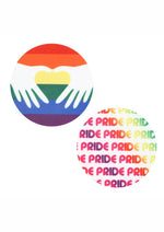 Load image into Gallery viewer, Peekaboo Pride Circles Pasties - Rainbow
