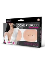 Load image into Gallery viewer, Peekaboo Silicone Pierced Nipple Covers - Vanilla