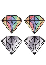 Load image into Gallery viewer, Peekaboos Diamonds Pasties - Multicolor/Rainbow
