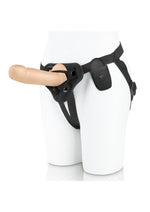 Load image into Gallery viewer, Pegasus Realistic Silicone Rechargeable Dildo with Remote Control and Adjustable Harness - Vanilla - 8in - Set
