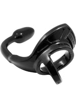 Load image into Gallery viewer, Perfect Fit Armour Tug Lock Prostate Plug - Black - Small
