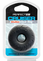 Load image into Gallery viewer, Perfect Fit Cruiser Silaskin Cock Ring - Black
