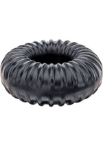 Load image into Gallery viewer, Perfect Fit Ribbed Ring Cock Ring - Black

