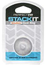 Load image into Gallery viewer, Perfect Fit Stackit Silaskin Cock Ring - Clear
